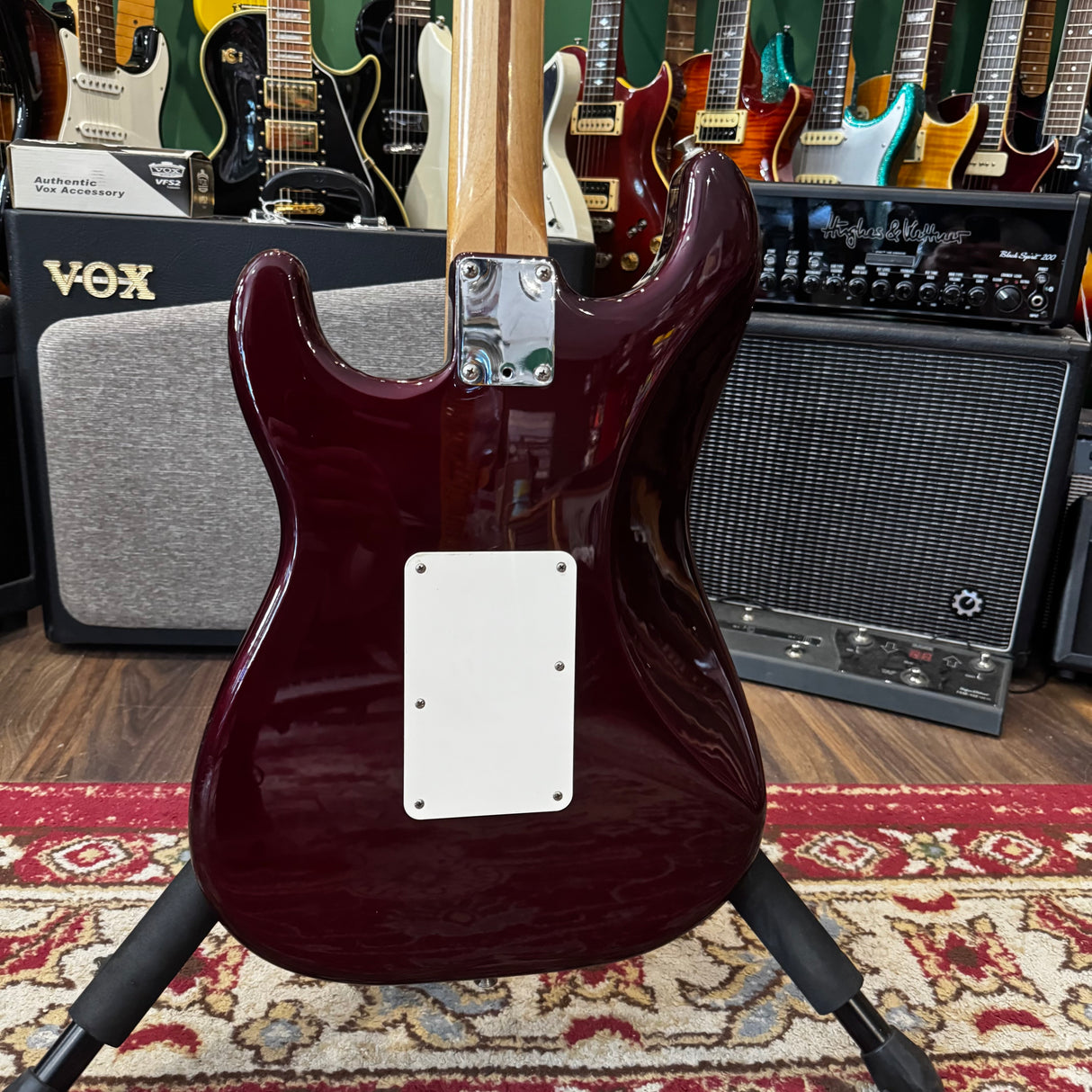 Fender Mexican Stratocaster Floyd Rose HSS Midnight Wine 2000 + Hard Case (Pre-Owned)