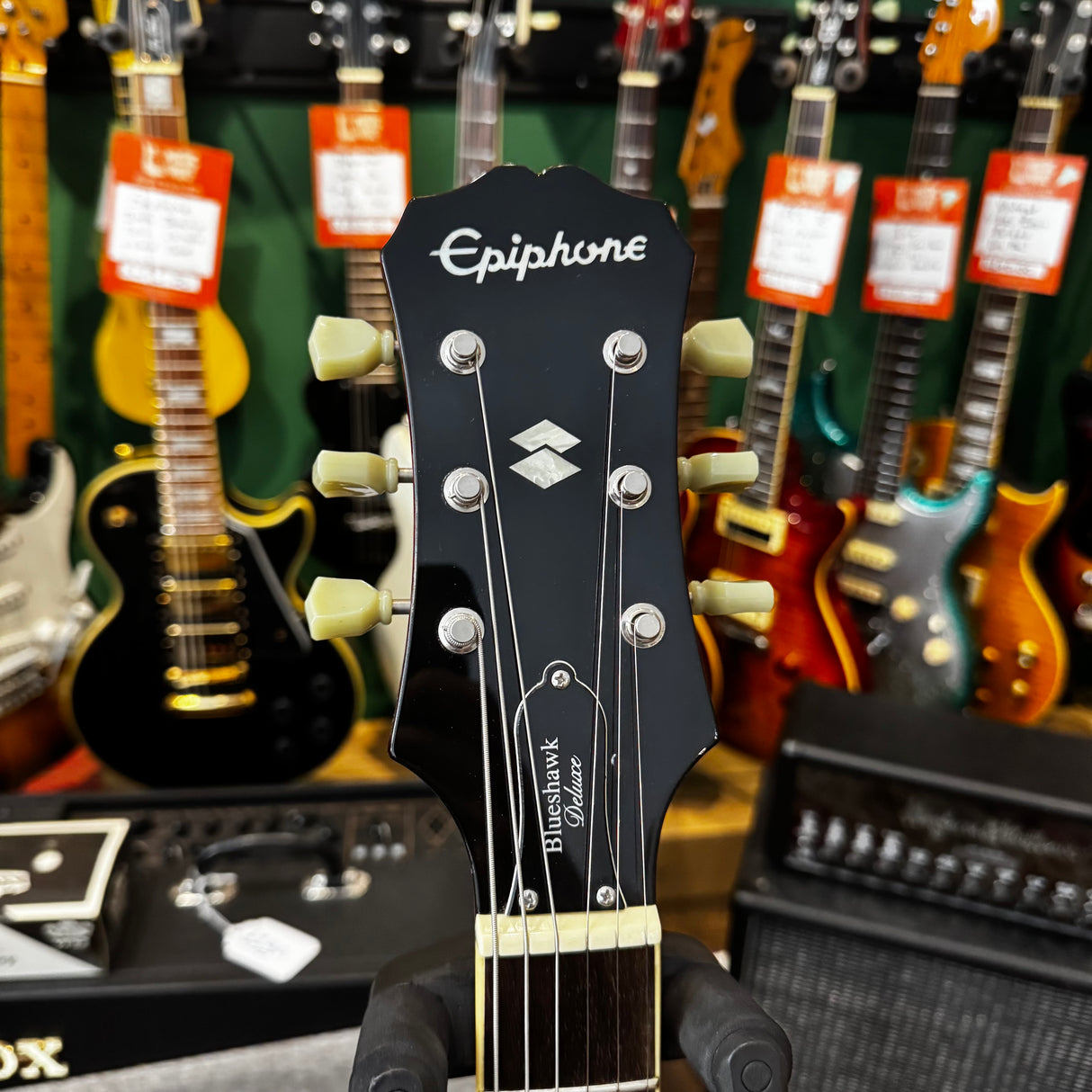 Epiphone Blueshawk Deluxe Electric Guitar Wine Red (Pre-Owned)