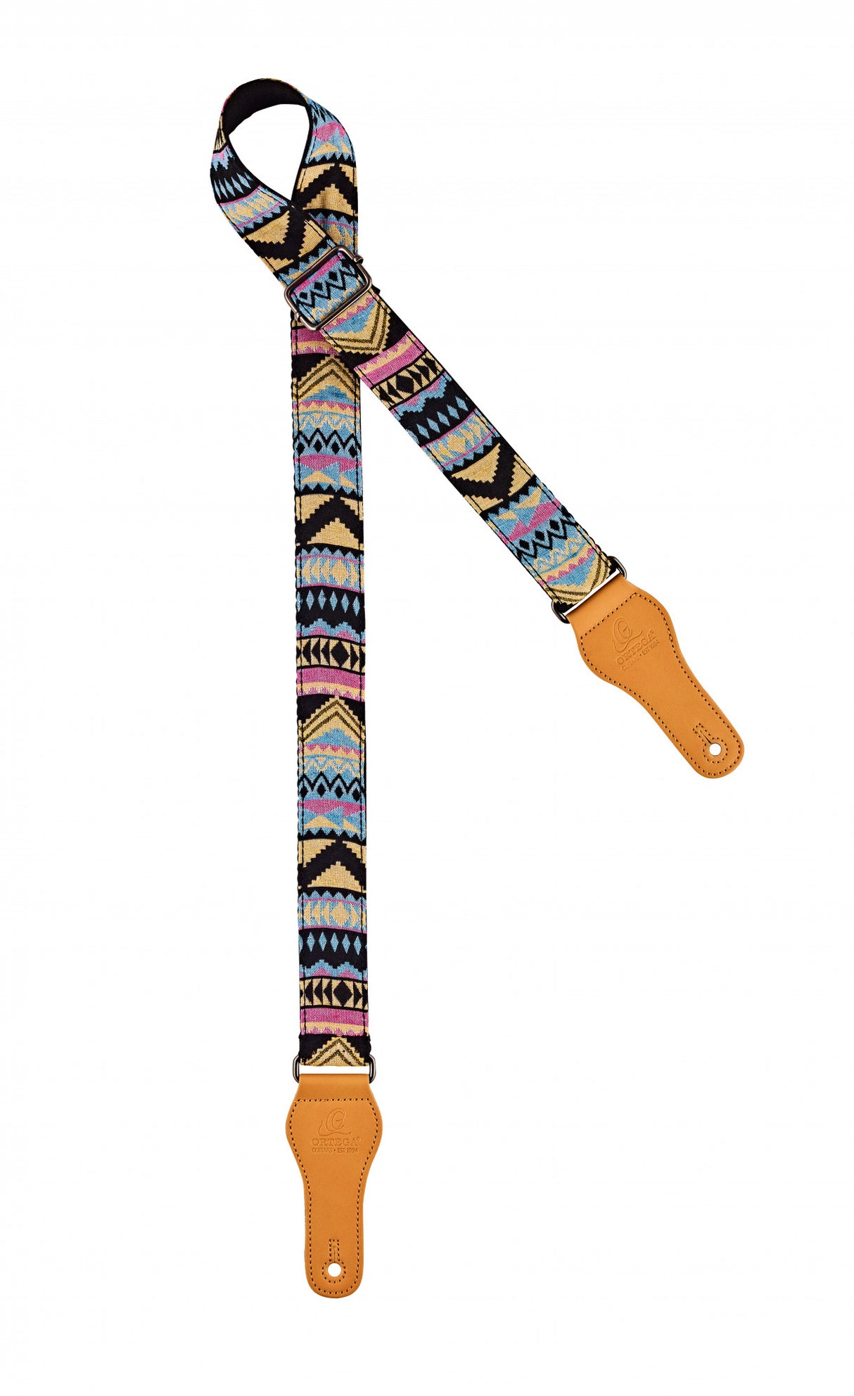 Ortega World Series Cotton Ukulele Strap Indian Sky