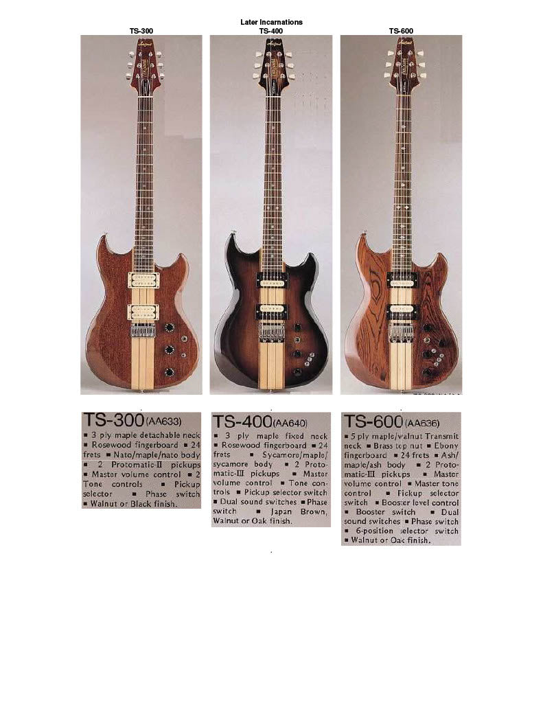 Aria Pro II Tri Sound Series TS500 1980 (Pre-Owned) - Music Vault