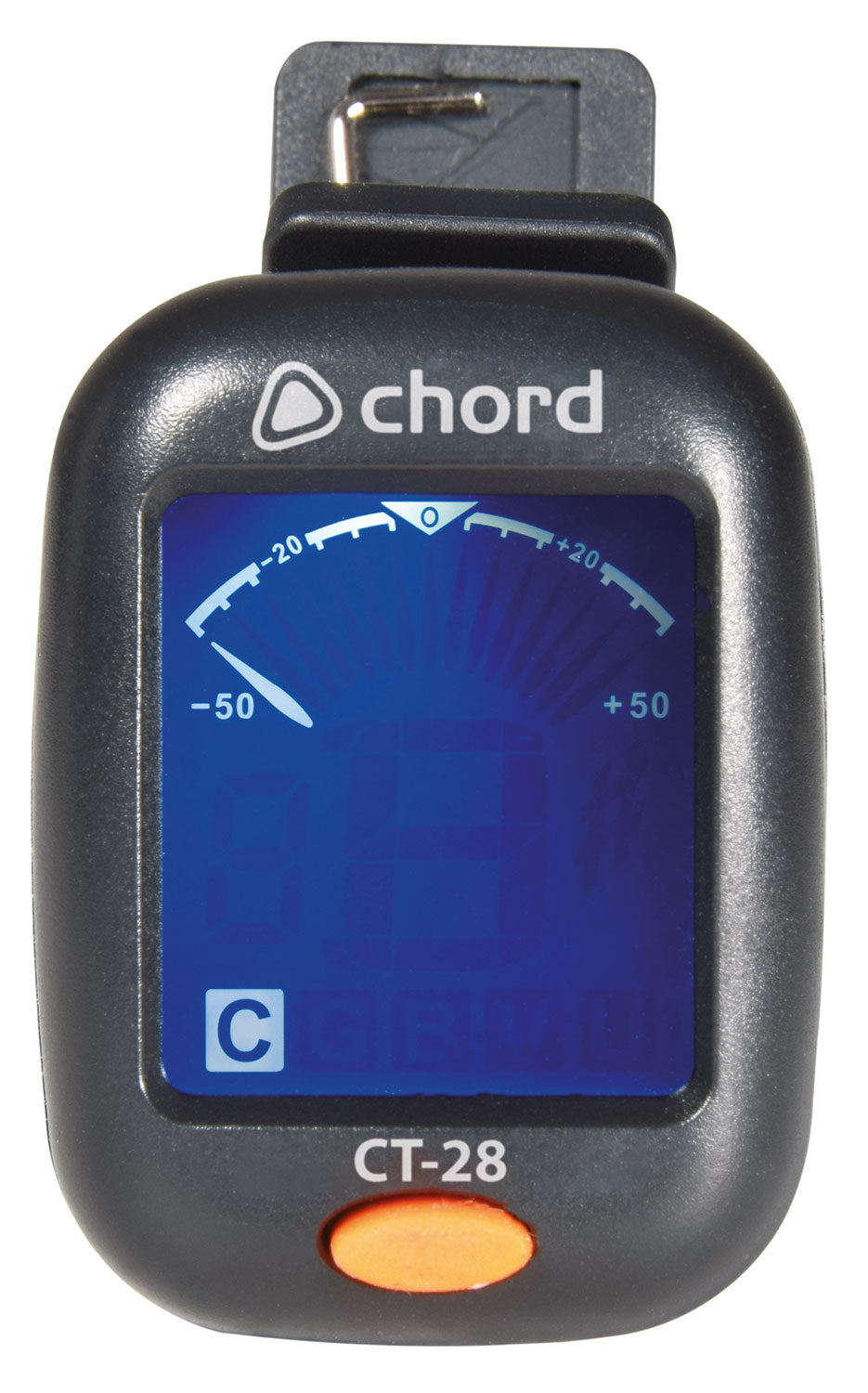 Chord CT-28 Compact Clip On Headstock Tuner