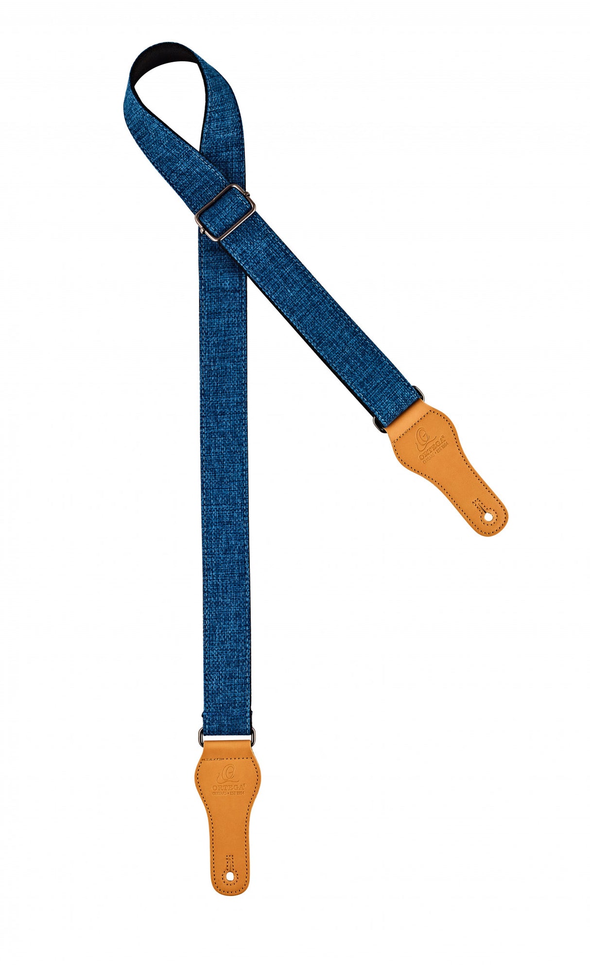 Ortega Casual Series Cotton Ukulele Strap Blue