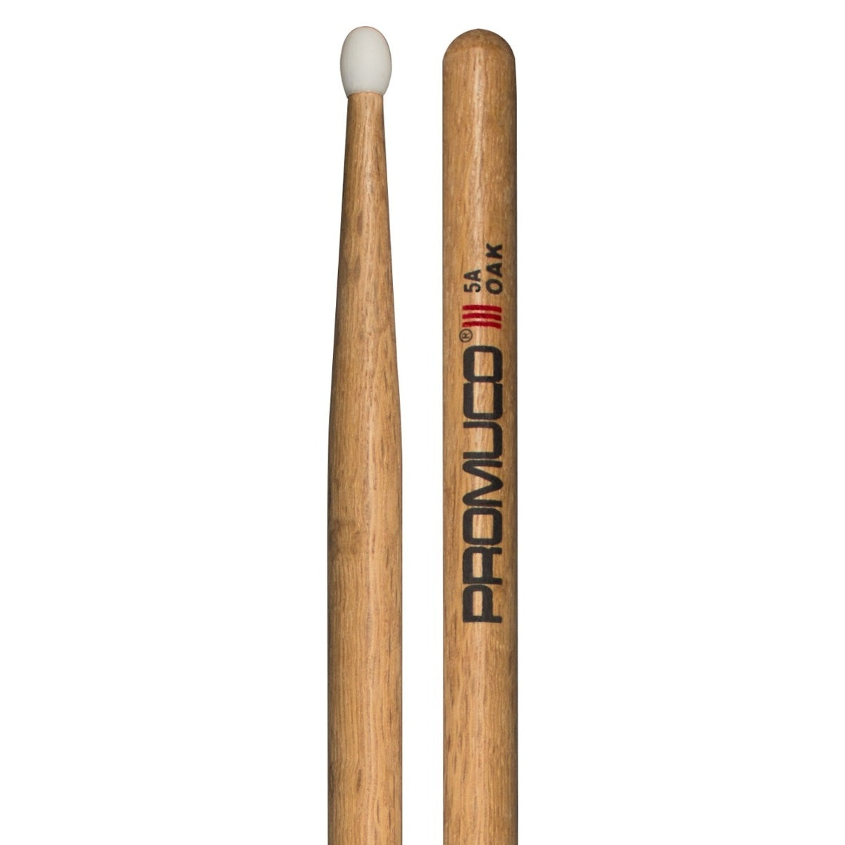Promuco Oak Drumsticks Nylon Tip 5A - Music Vault
