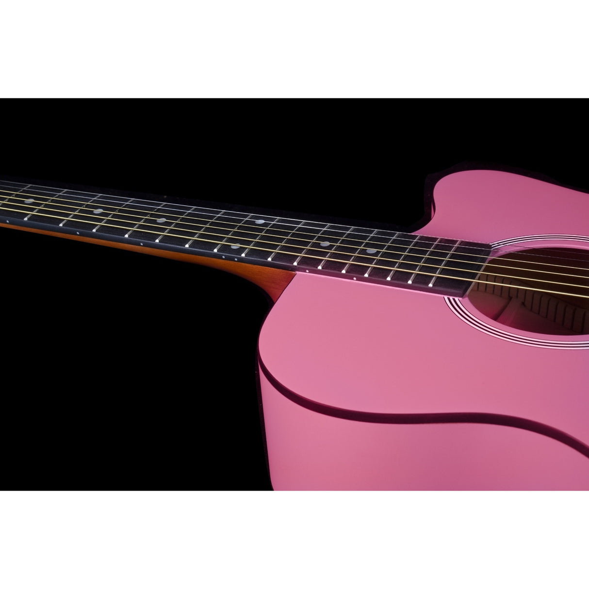 Brunswick BF100 Cutaway Auditorium Acoustic Baby Pink