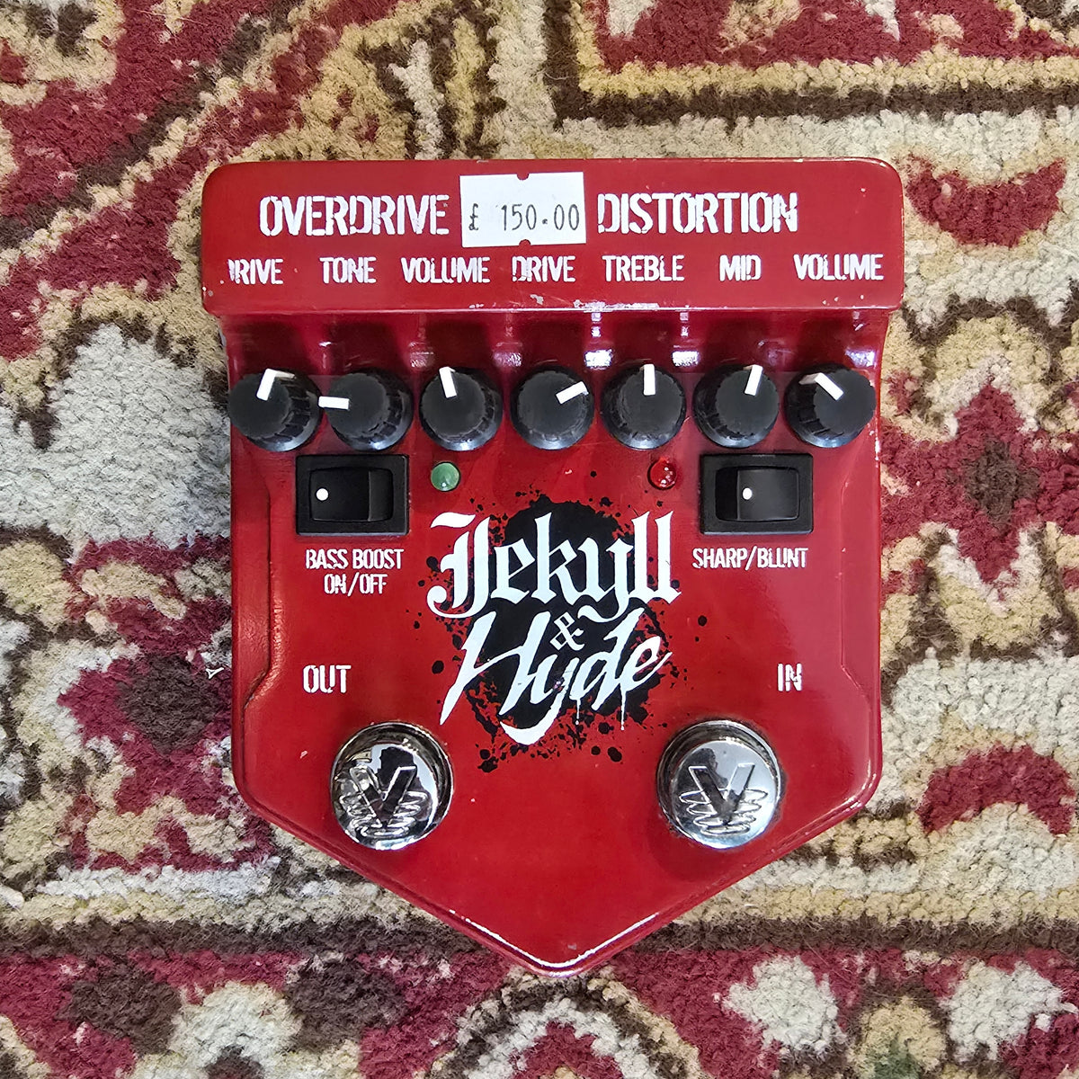 jekyll and hyde pedal Visual Sound V2 Series V2JH Jekyll and Hyde Overdrive and Distortion ( –  Music Vault