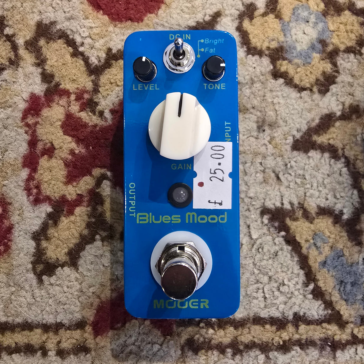 Mooer Blues Mood Mini Overdrive Pedal (Pre-Owned)