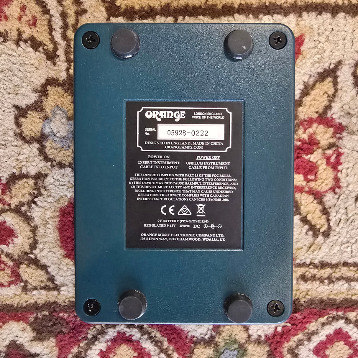 Orange Kongpressor Compressor Pedal (Pre-Owned) - Music Vault