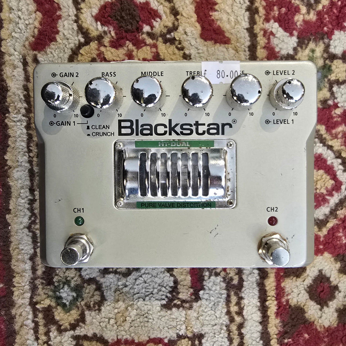 Blackstar HT-Dual 2 channel Valve Distortion Pedal (Pre-Owned) - Music Vault