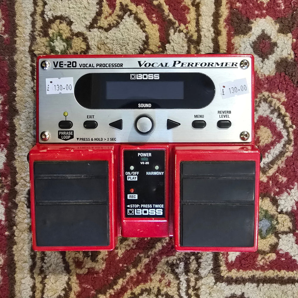 Boss VE-20 Vocal Performer Vocal Effects Processor Pedal (Pre-Owned)