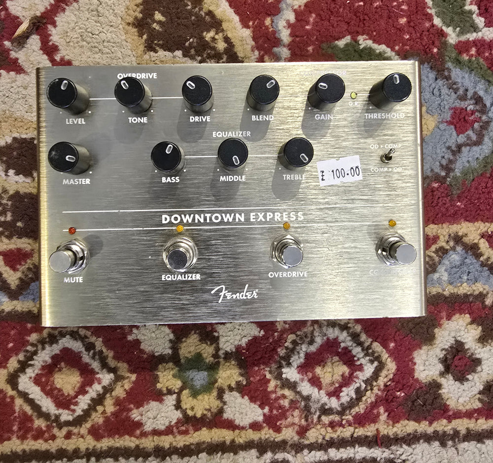 Fender Downtown Express Bass Multi Effects Pedal (Pre-Owned)