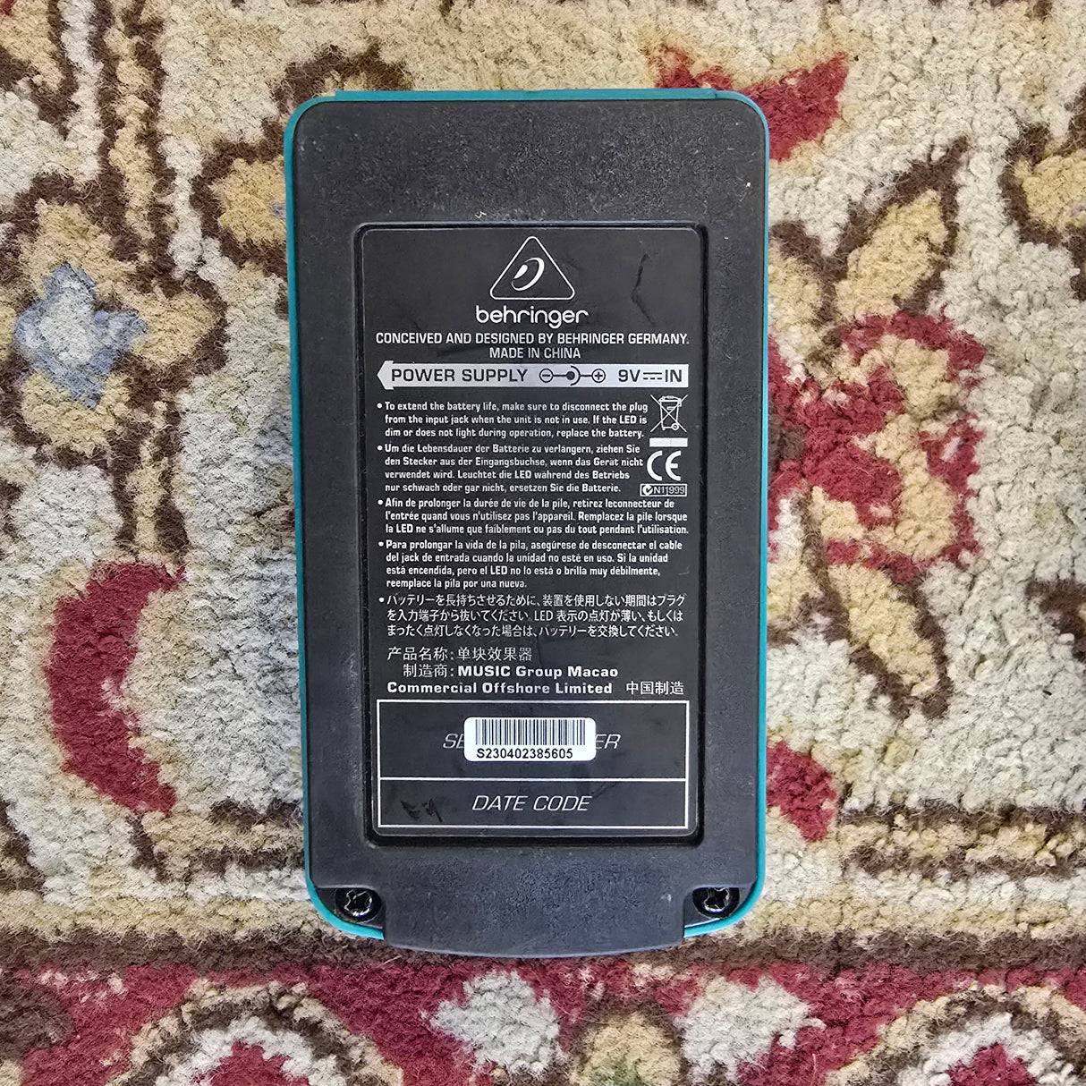 Behringer CS400 Compressor Sustainer Pedal (Pre-Owned) - Music Vault