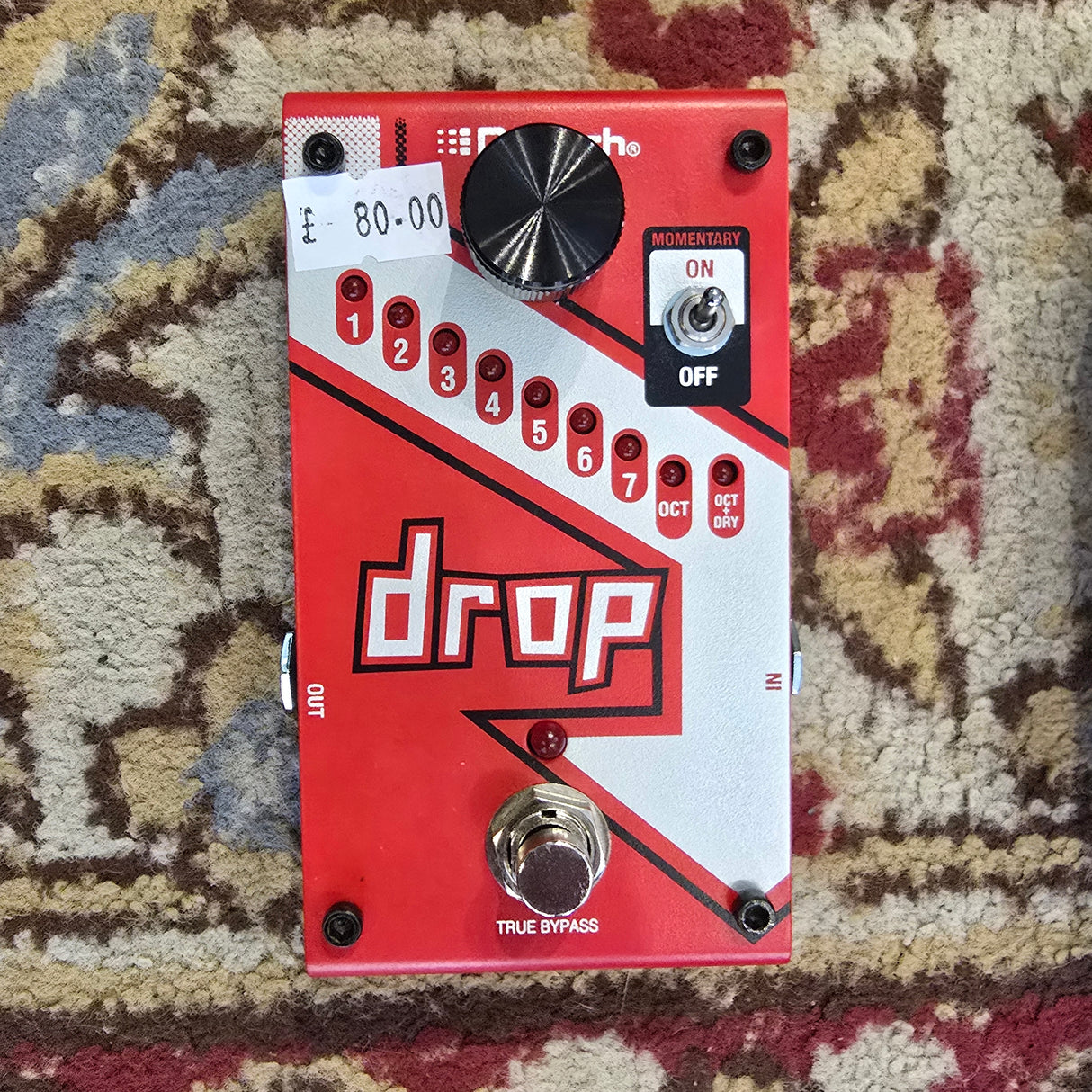 Digitech Drop Polyphonic Drop Tune Pedal (Pre-Owned) - Music Vault