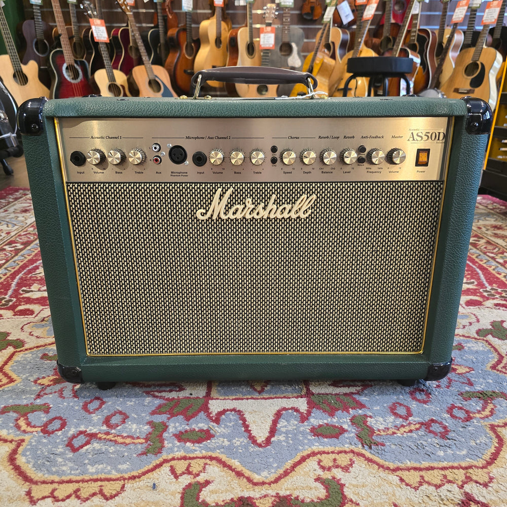 Marshall AS50D Limited Edition Racing Green Acoustic Guitar Amplifier (Pre-Owned)