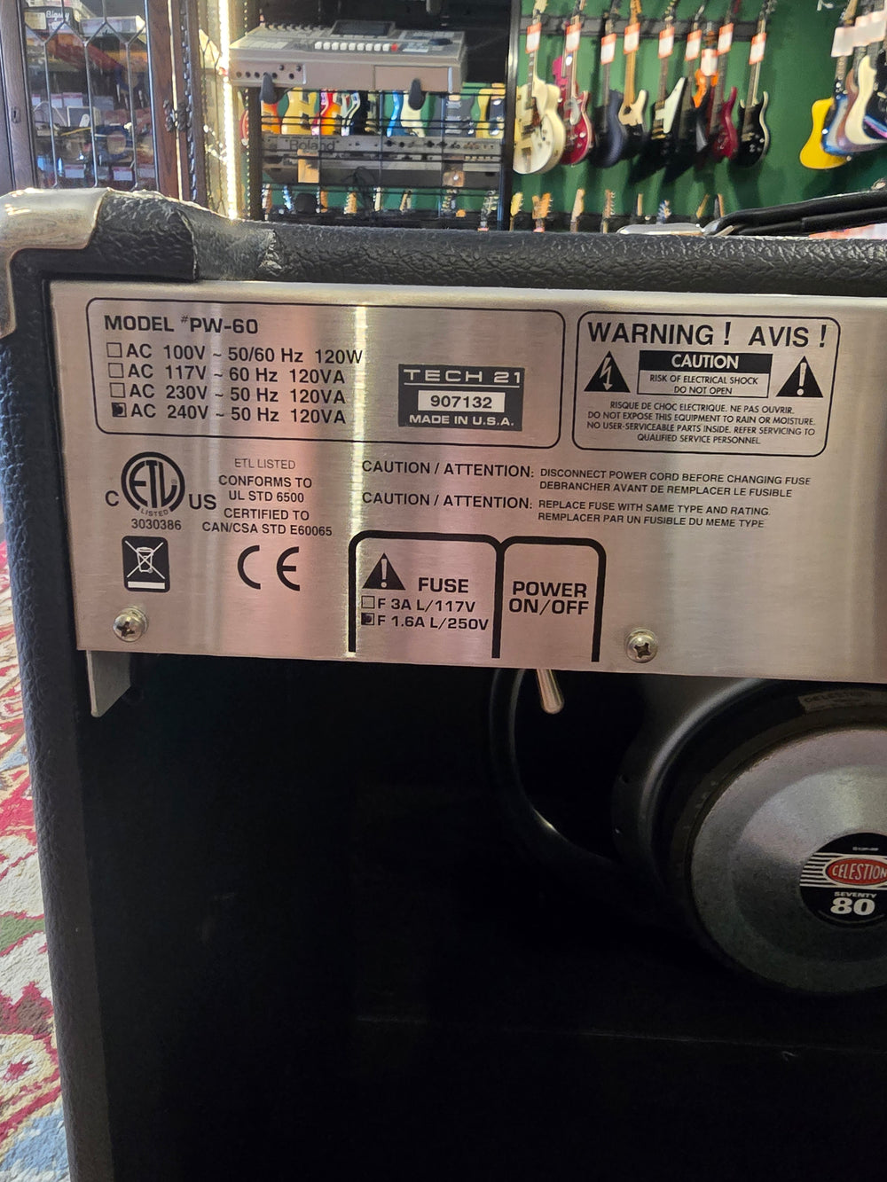 Tech 21 Power Engine 60 Powered Extension Cabinet (Pre-Owned)