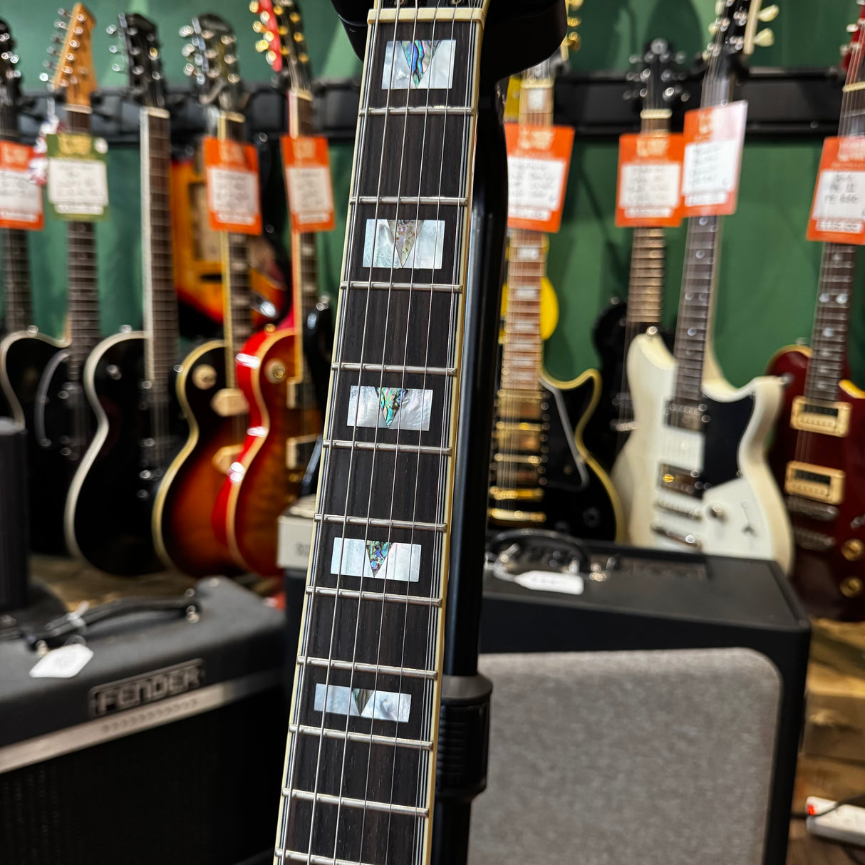 Epiphone Sheraton II Ebony Black 2014 + Hard Case (Pre-Owned)