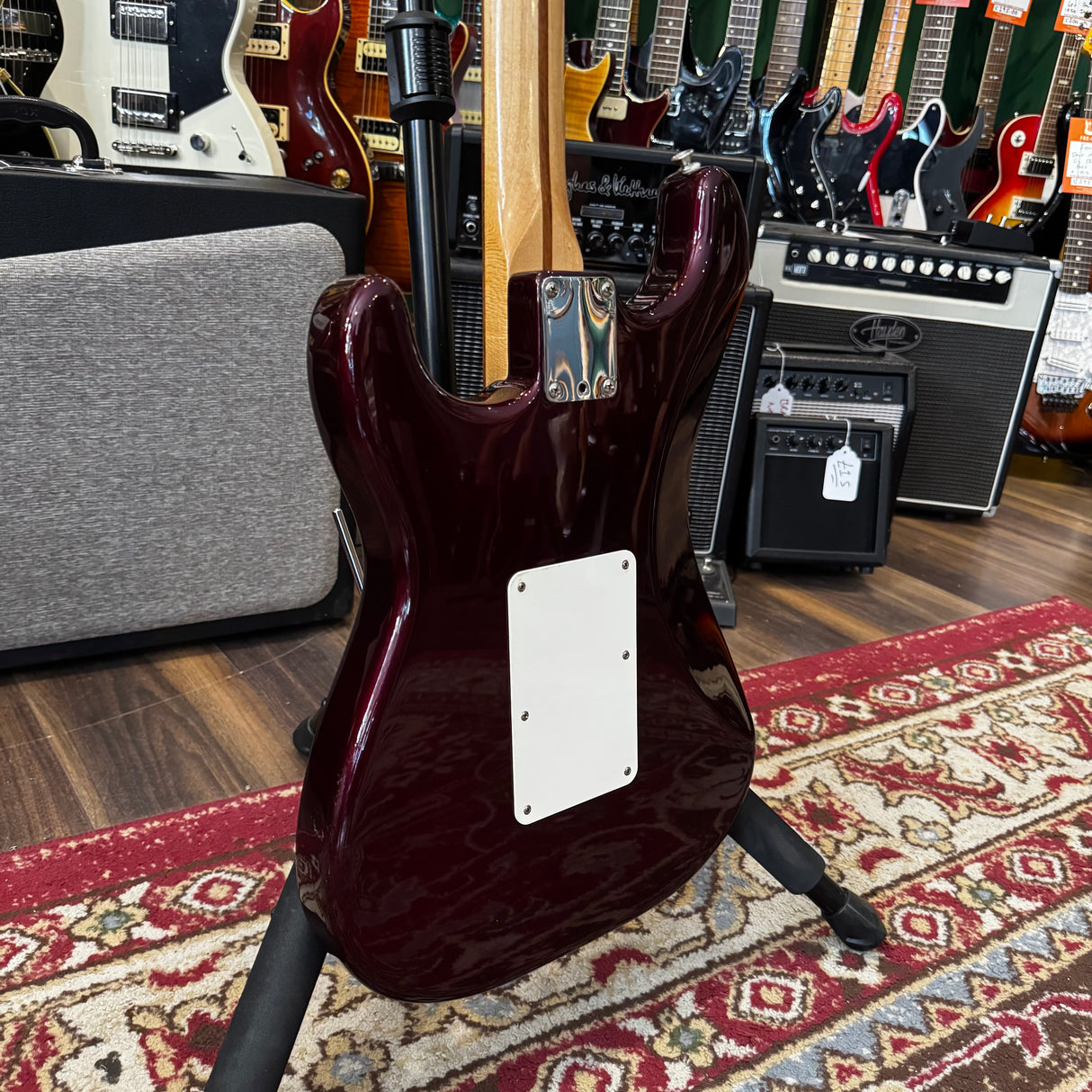 Fender Mexican Stratocaster Floyd Rose HSS Midnight Wine 2000 + Hard Case (Pre-Owned)