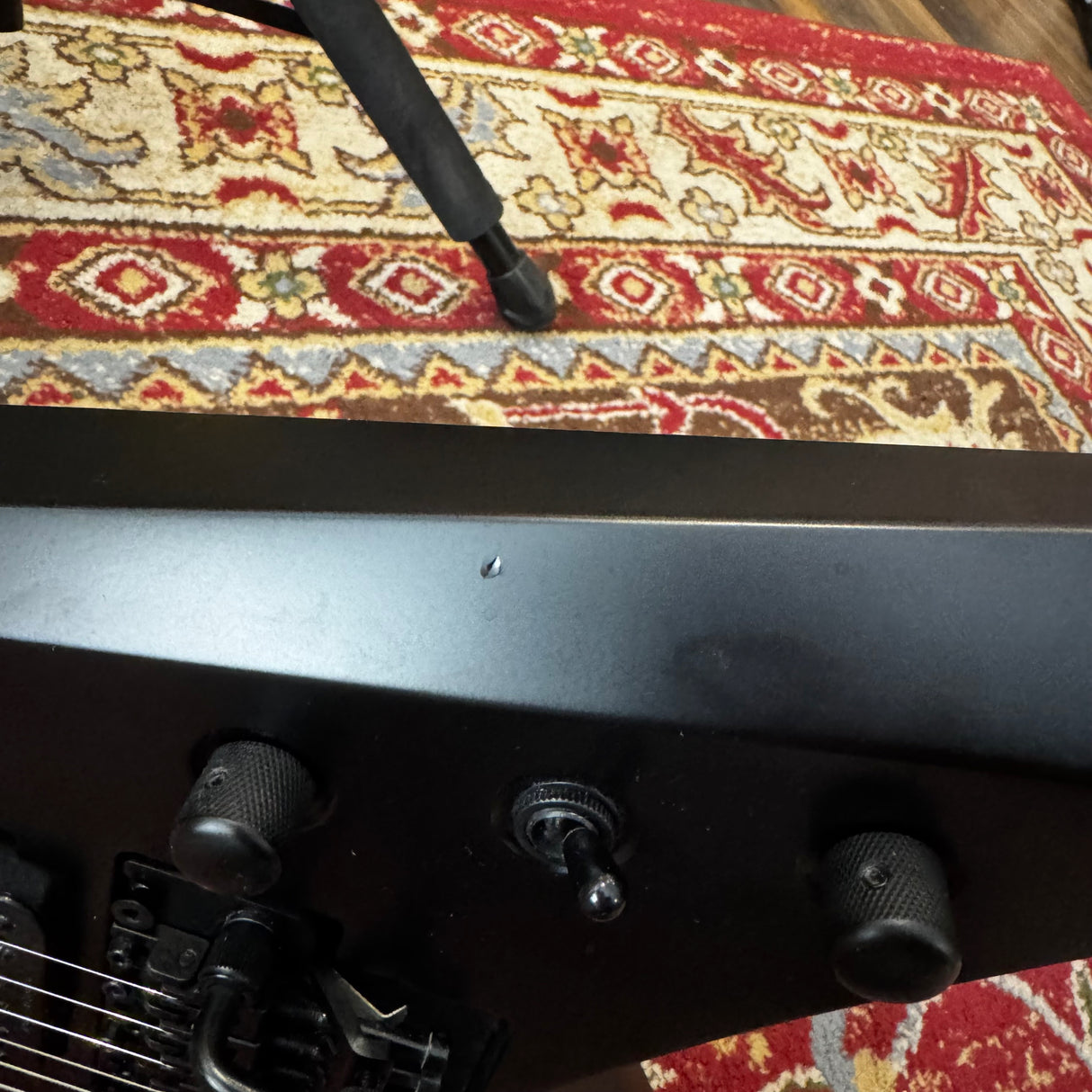 Solar Guitars V1.6FRC Flying V Electric Guitar Carbon Matte Black (Pre-Owned)