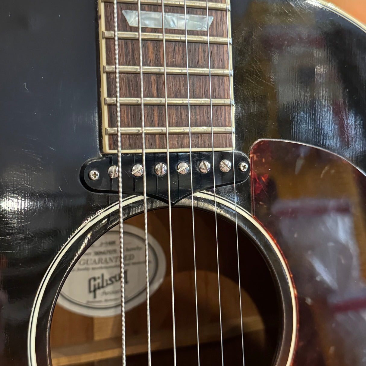 Gibson J160E Electro Acoustic Guitar 2007 (Pre-Owned) - Music Vault