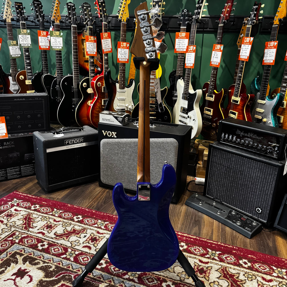 Northstar Littlestar NL6PBL 3/4 Short Scale Mini Precision Bass Thru Blue