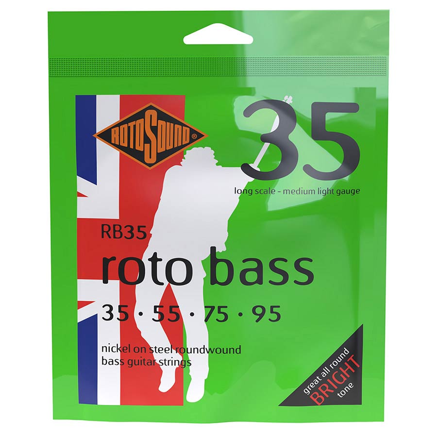 Rotosound Roto Bass Electric Bass Guitar Strings RB35 (35-95)