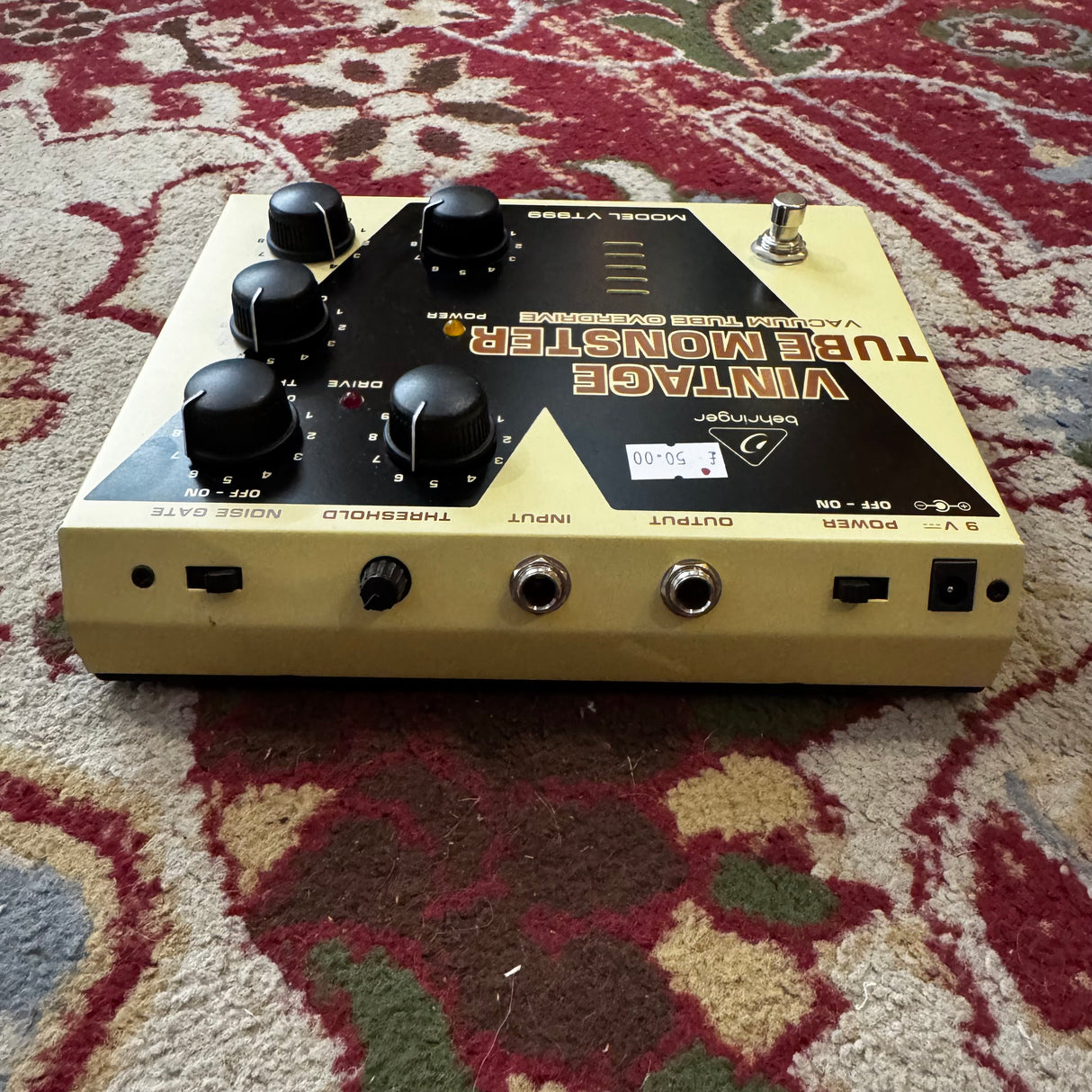 Behringer VT999 Vintage Tube Monster Valve Overdrive Pedal (Pre-Owned)