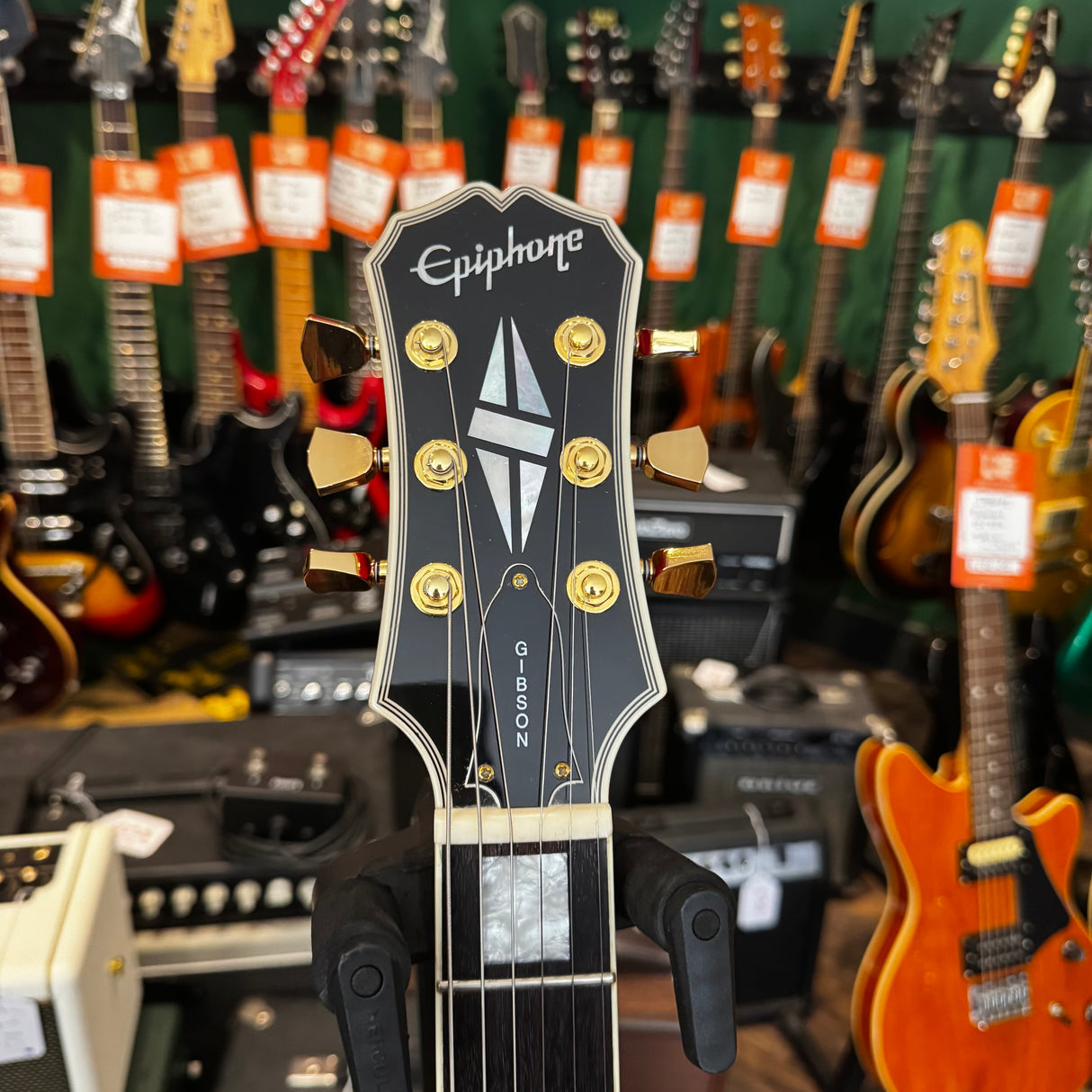 Epiphone Les Paul Custom 2003 Korean Cherry Sunburst + Hard Case (Pre-Owned)