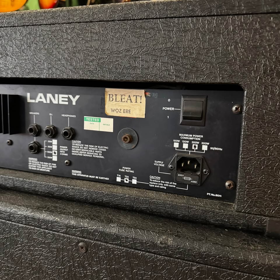 Laney Linebacker 100 Reverb 100W Head & 4x12 Speaker Cab (Pre-Owned) (COLLECTION ONLY)
