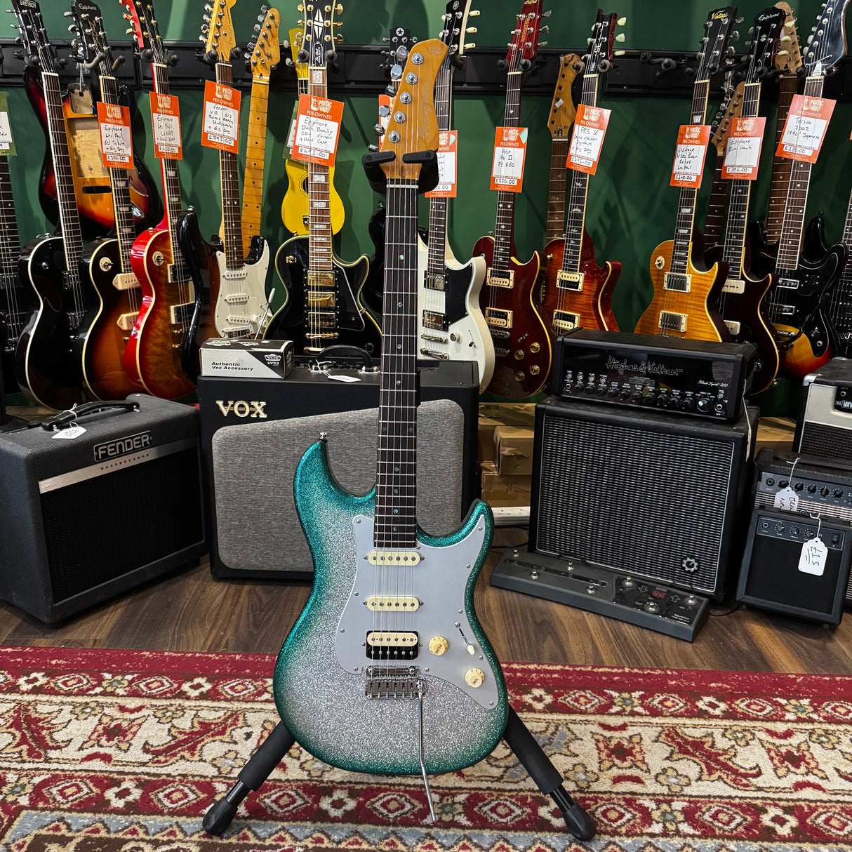 Sire Larry Carlton S7 HSS New Gen Electric Guitar Skyburst Sparkle (Pre-Owned)
