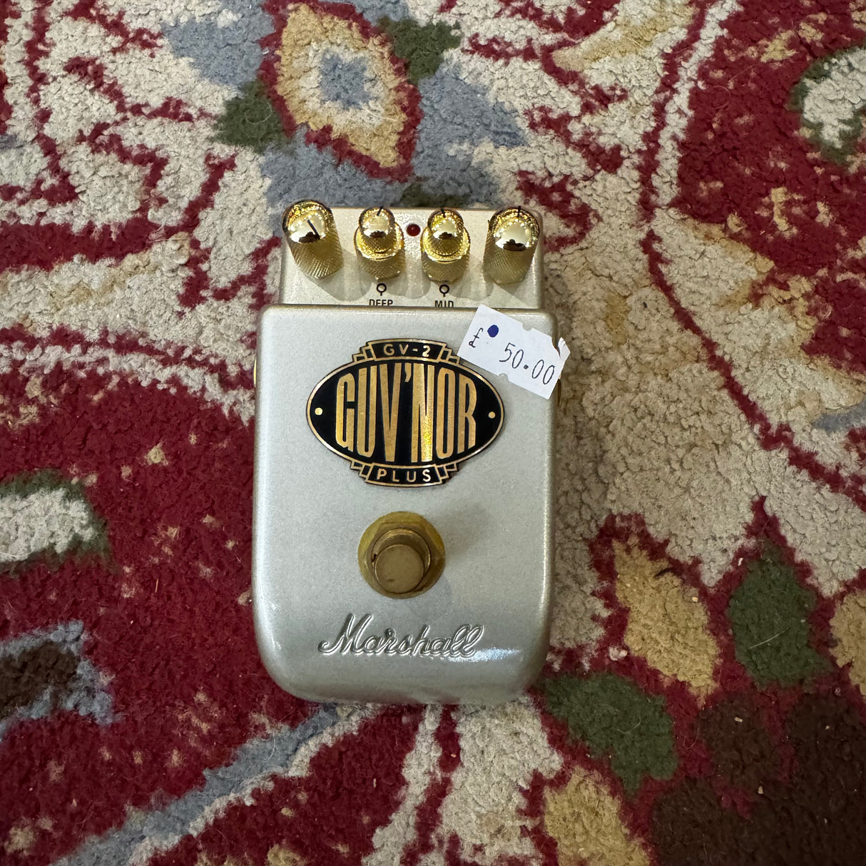Marshall GV-2 Guv'nor Plus Distortion Pedal (Pre-Owned)