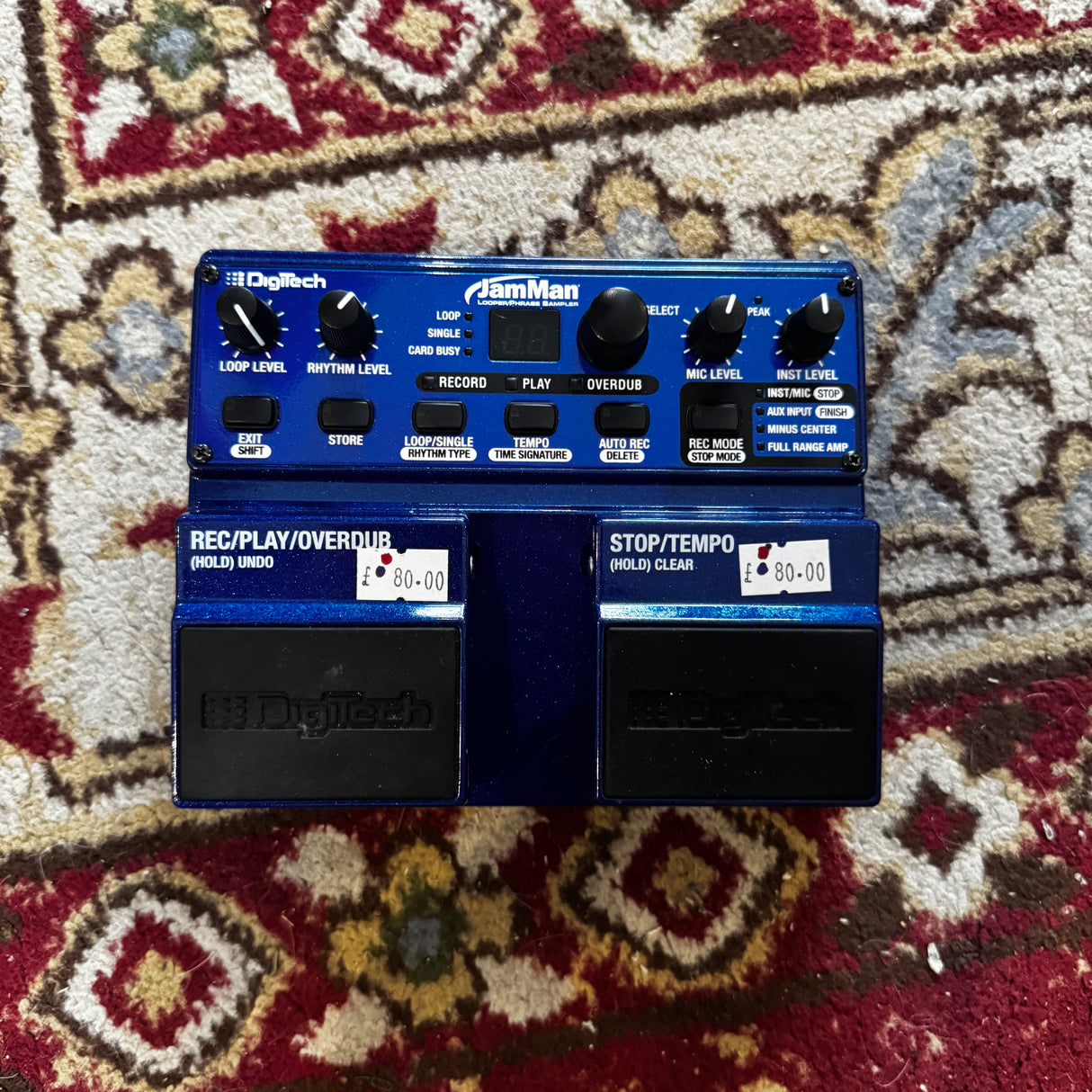 Digitech JamMan Looper Phrase Sampler Pedal (Pre-Owned)