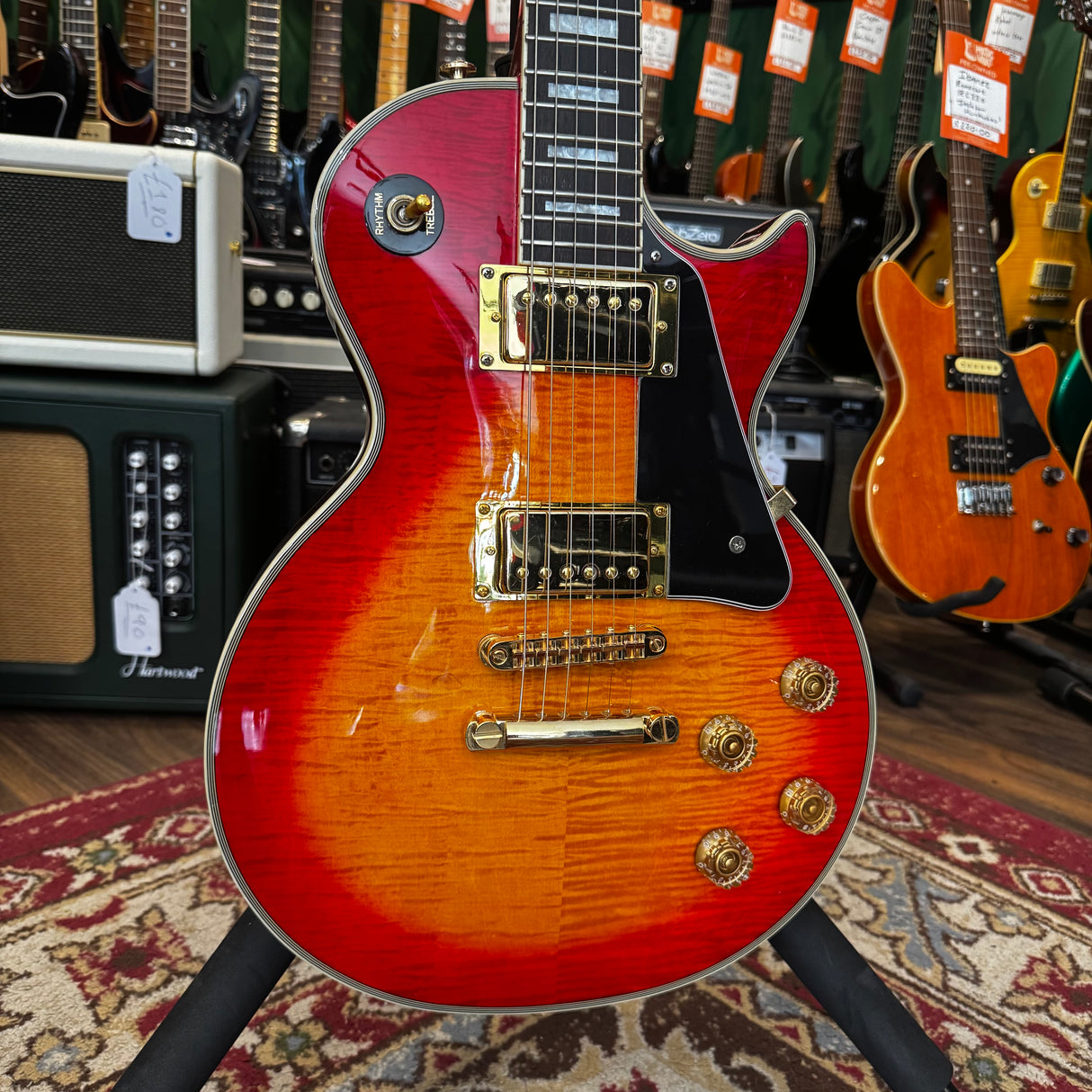 Epiphone Les Paul Custom 2003 Korean Cherry Sunburst + Hard Case (Pre-Owned)