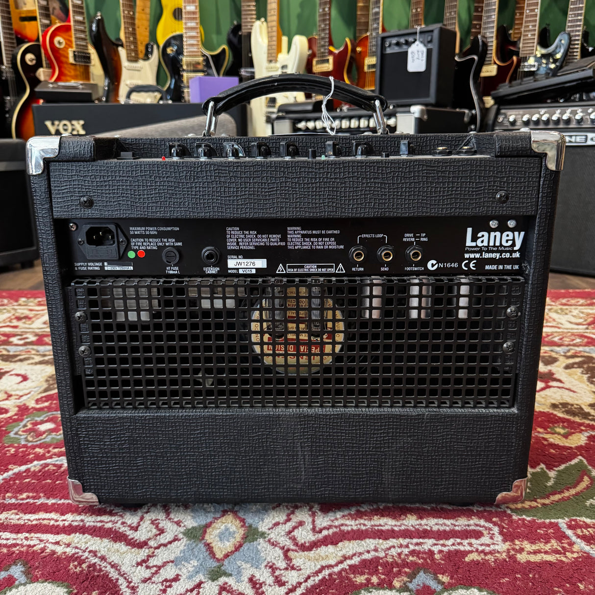 Laney VC15-110 1X10" Valve Electric Guitar Combo Amplifier (Pre-Owned)