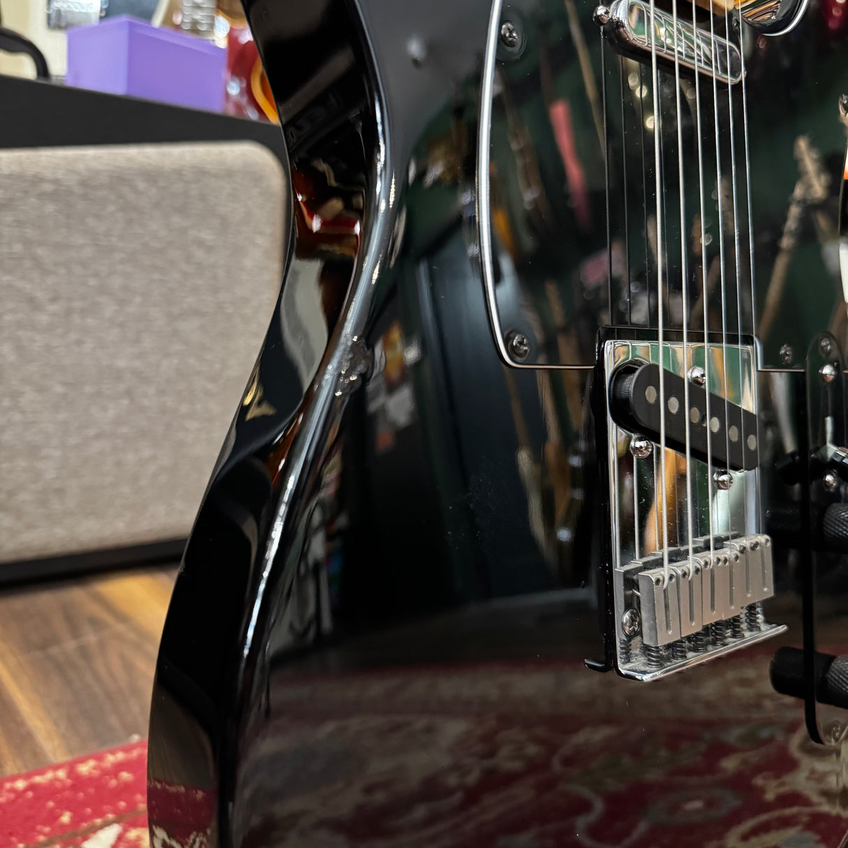 Fender American Standard Telecaster Black 2007 + Hard Case (Pre-Owned)