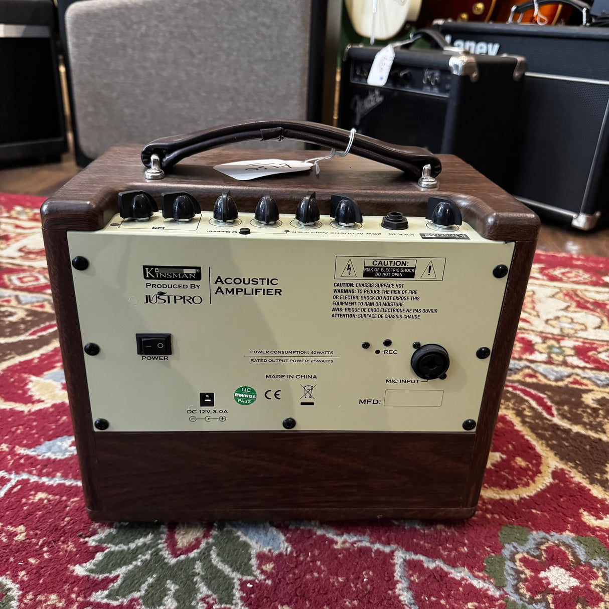 Kinsman KAA25 25W Acoustic Guitar Amplifier (B-Stock)