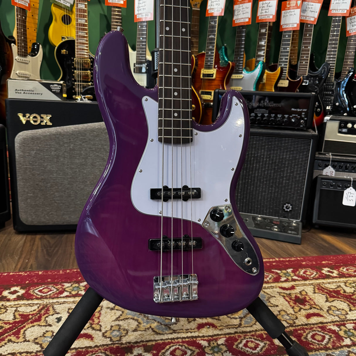 Northstar Pro NSP6JP Jazz Bass Thru Purple