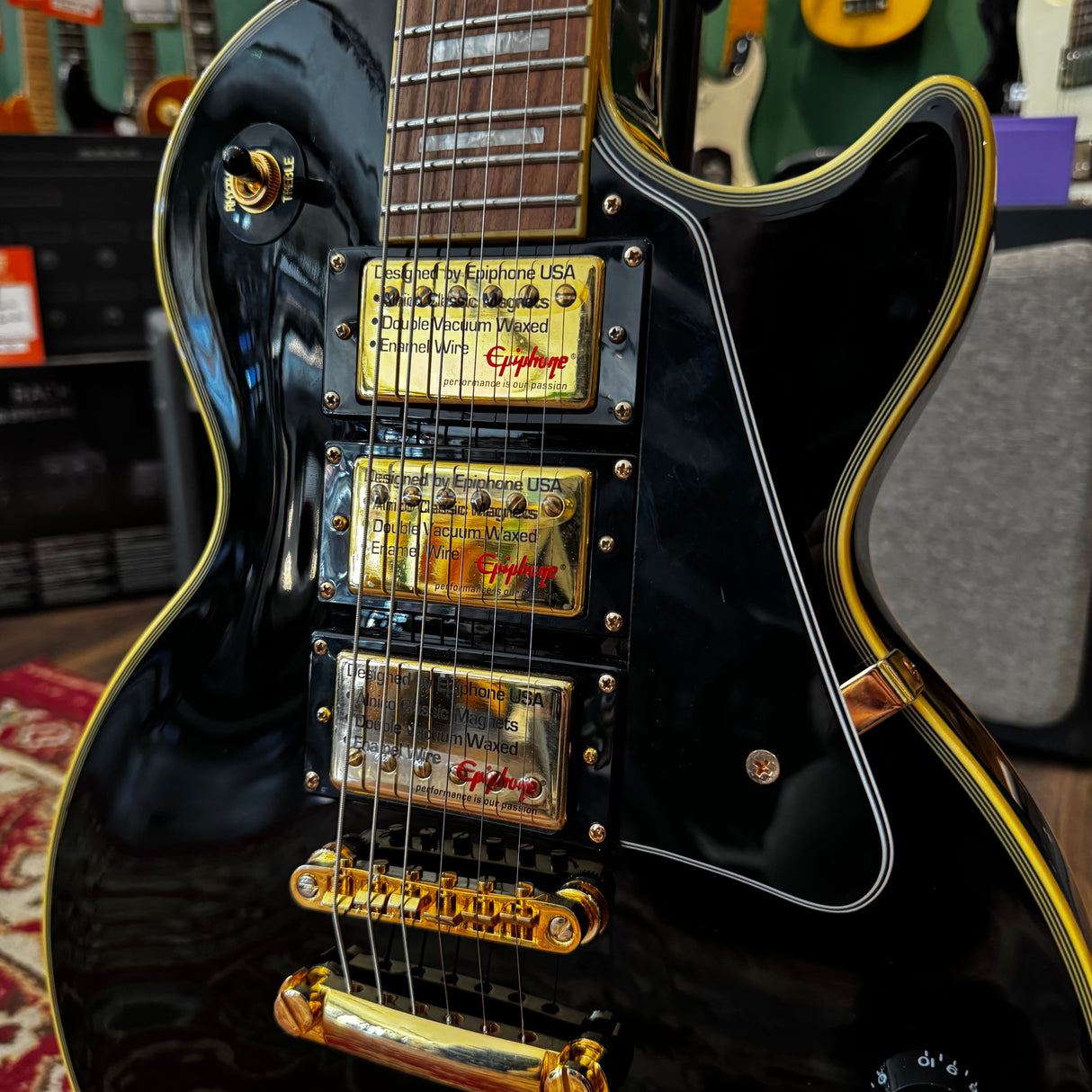 Epiphone Les Paul Black Beauty Ebony 2019 + Hard Case (Pre-Owned)