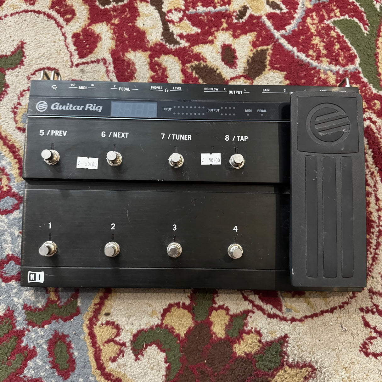 Native Instruments Rig Kontrol 3 USB / MIDI Foot Controller Pedal (Pre-Owned)