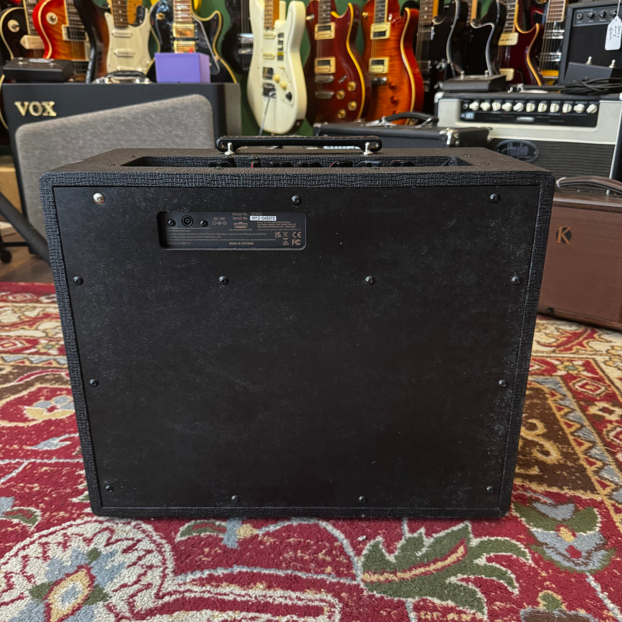 Vox VT40X 40W Hybrid Valve Electric Guitar Combo Amplifier + VSF5 Footswitch (Pre-Owned)