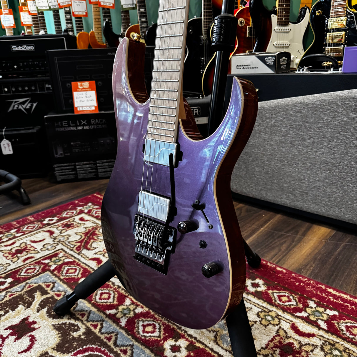 Ibanez Prestige RG5120OM Polar Lights + Hard Case (Pre-Owned)