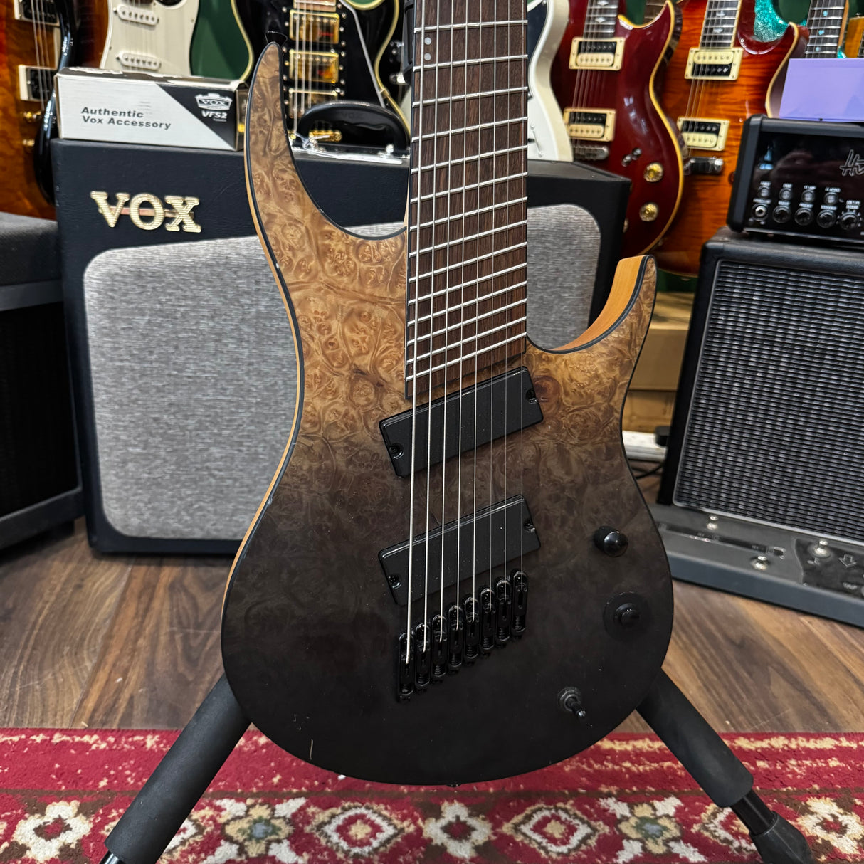 Subzero Generation Pro Fanned Fret 8 String Electric Guitar Tide Fade (Pre-Owned)