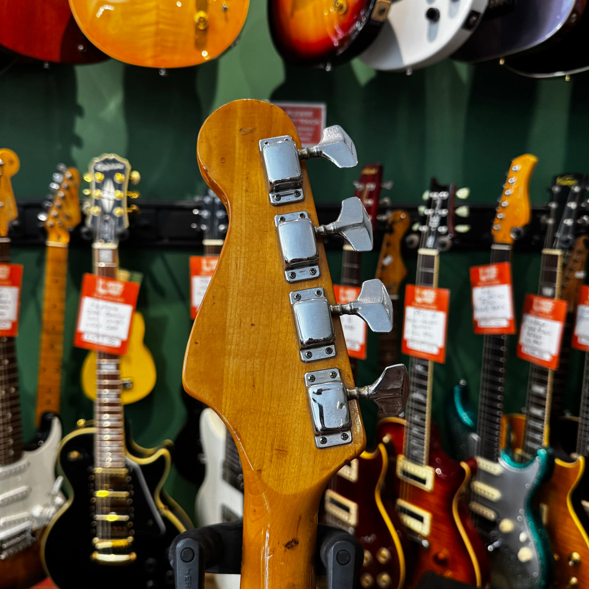 Columbus Jazz Bass Guitar Japanese 1970's Sunburst (Pre-Owned)