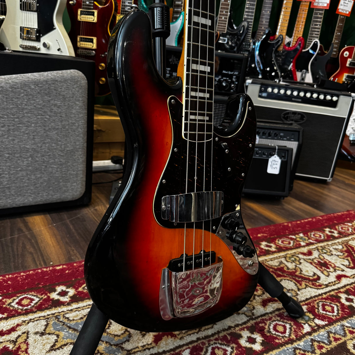 Columbus Jazz Bass Guitar Japanese 1970's Sunburst (Pre-Owned)