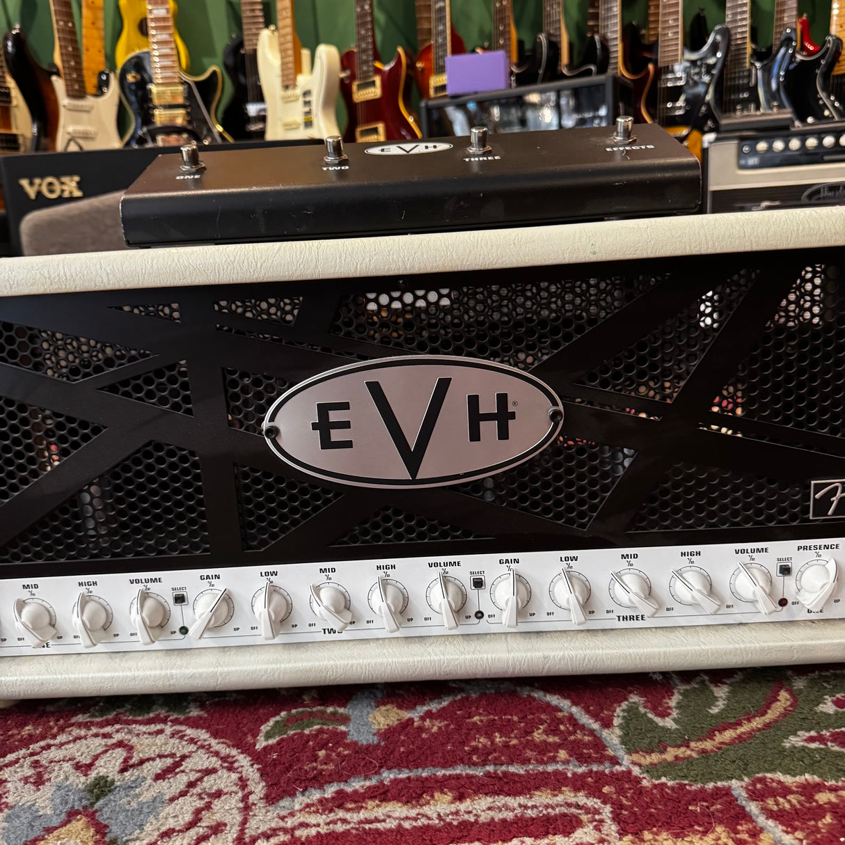 EVH 5150III 150W Electric Guitar Valve Amplifier Head Ivory White (Pre-Owned)