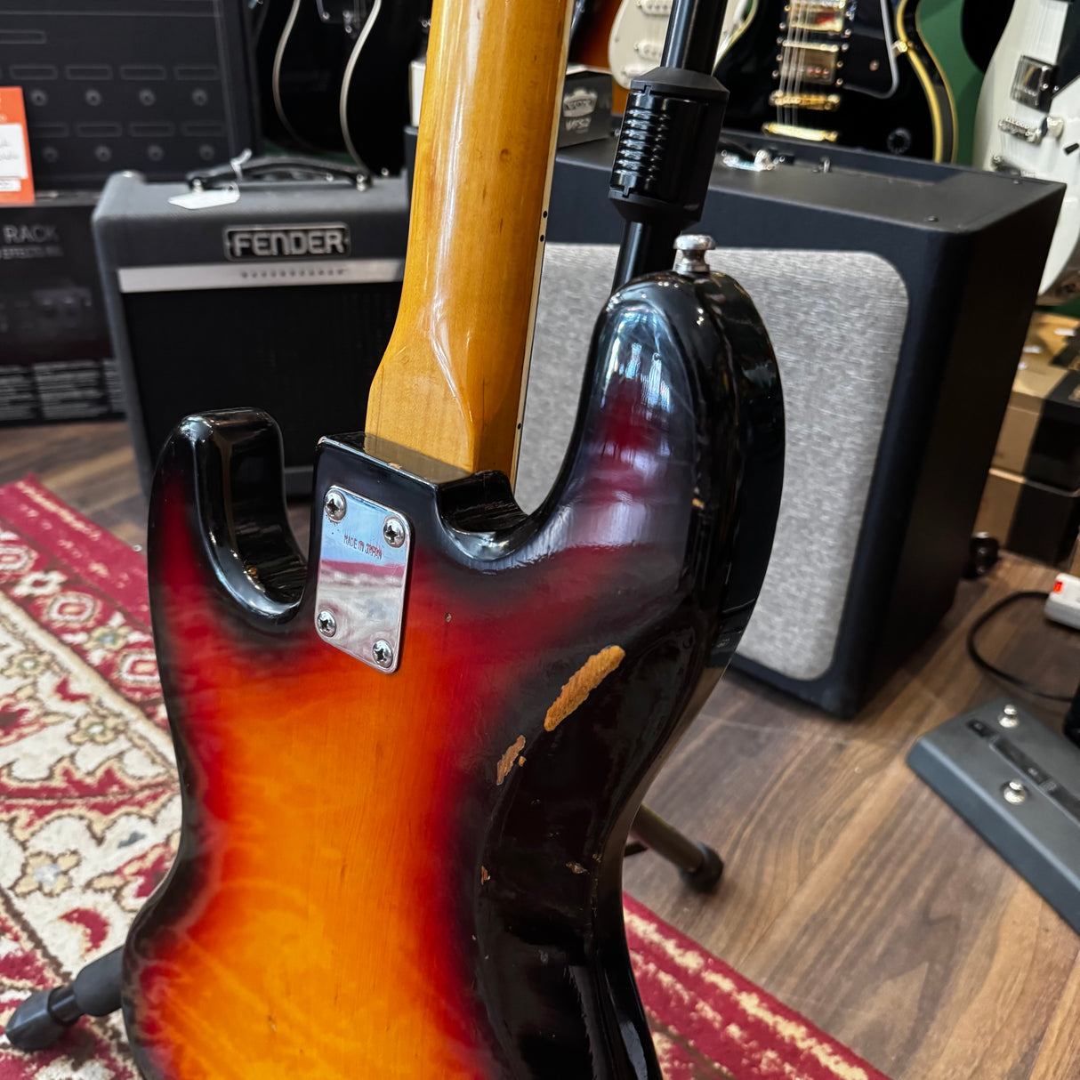 Columbus Jazz Bass Guitar Japanese 1970's Sunburst (Pre-Owned)