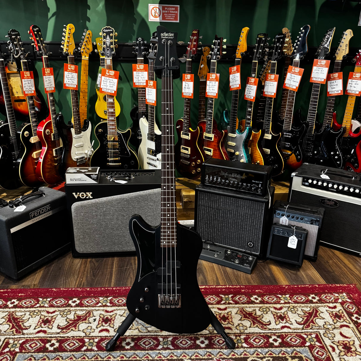 Schecter Diamond Series Nikki Sixx Active Bass Guitar - Left Handed (Pre-Owned)