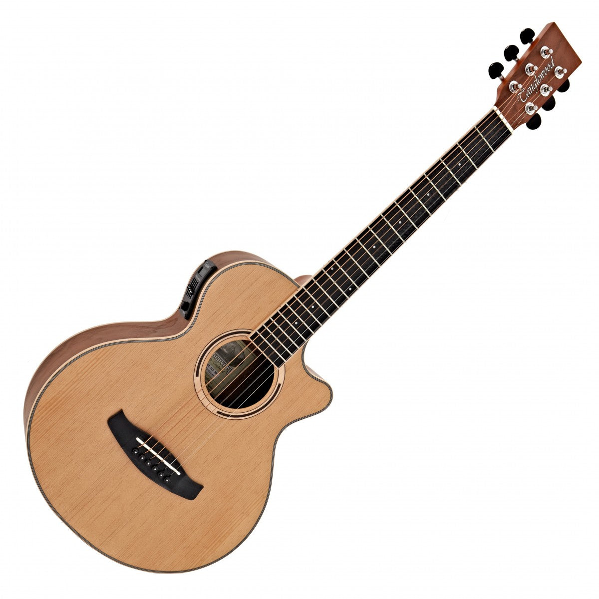 Tanglewood Discovery DBT-TCE-BW Electro Acoustic Travel Guitar - Music Vault
