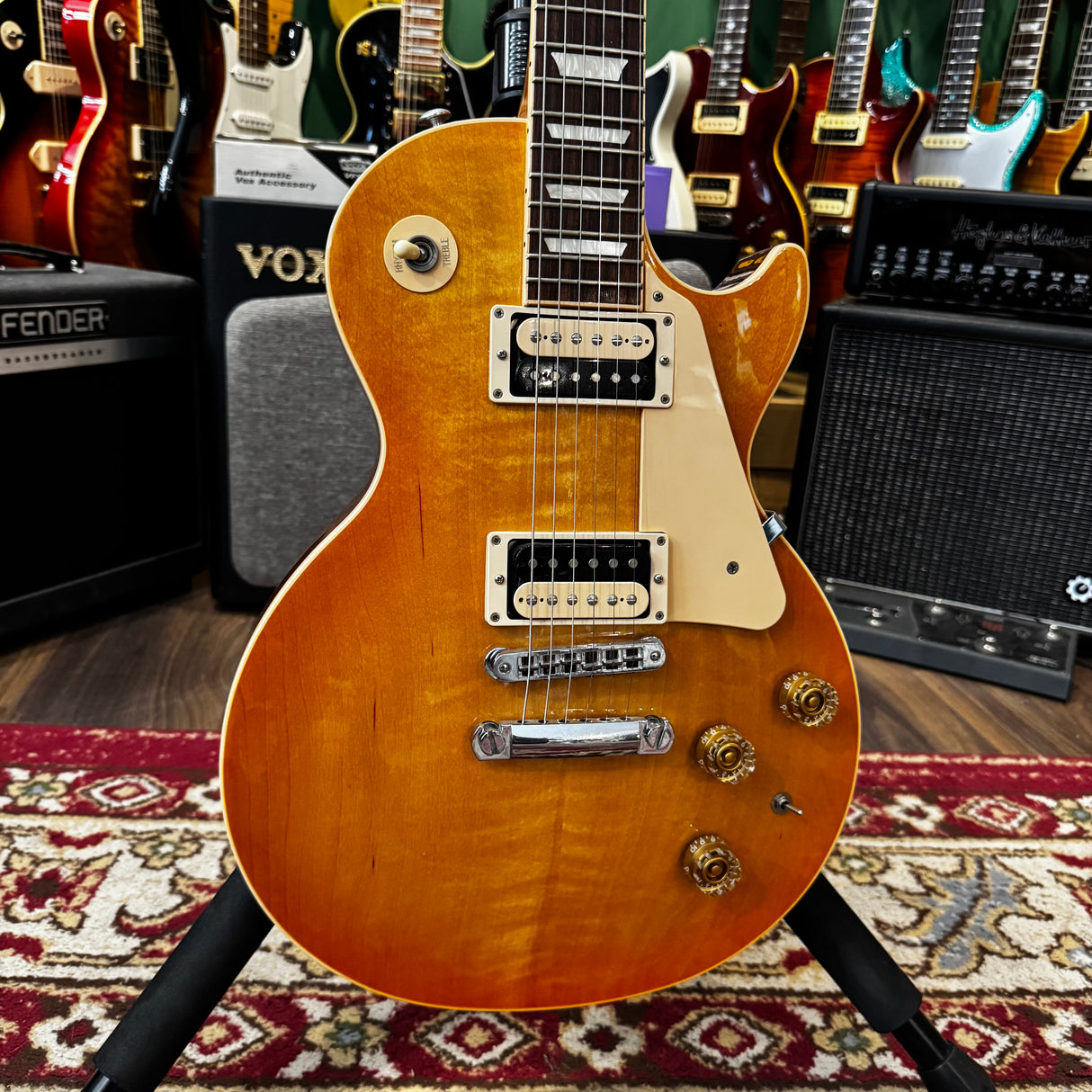 Gibson Les Paul Classic 120th Anniversary Lemon Burst 2014 + Hard Case (Pre-Owned)