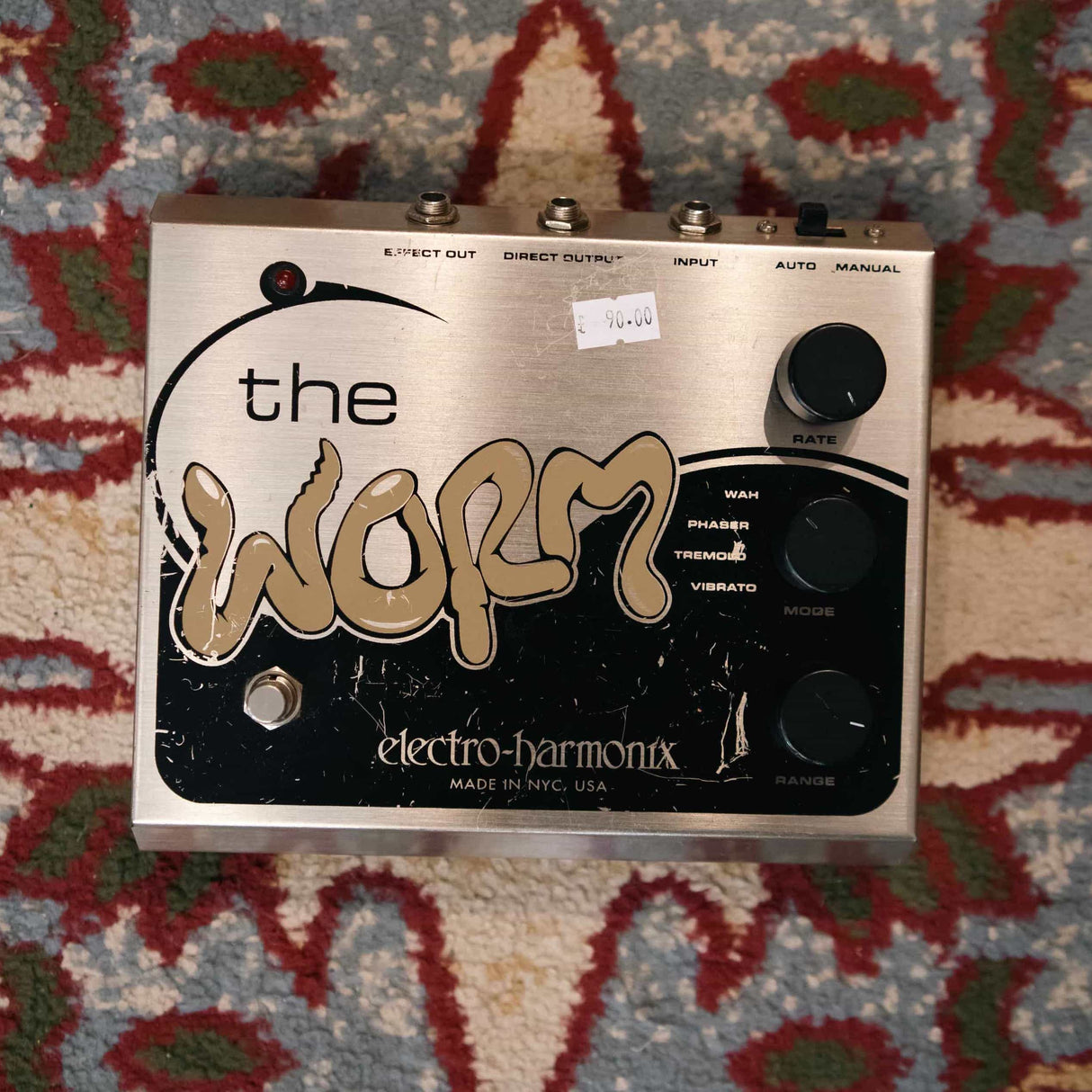 Electro Harmonix The Worm Analogue Multi Modulation Pedal (Pre-Owned) - Music Vault