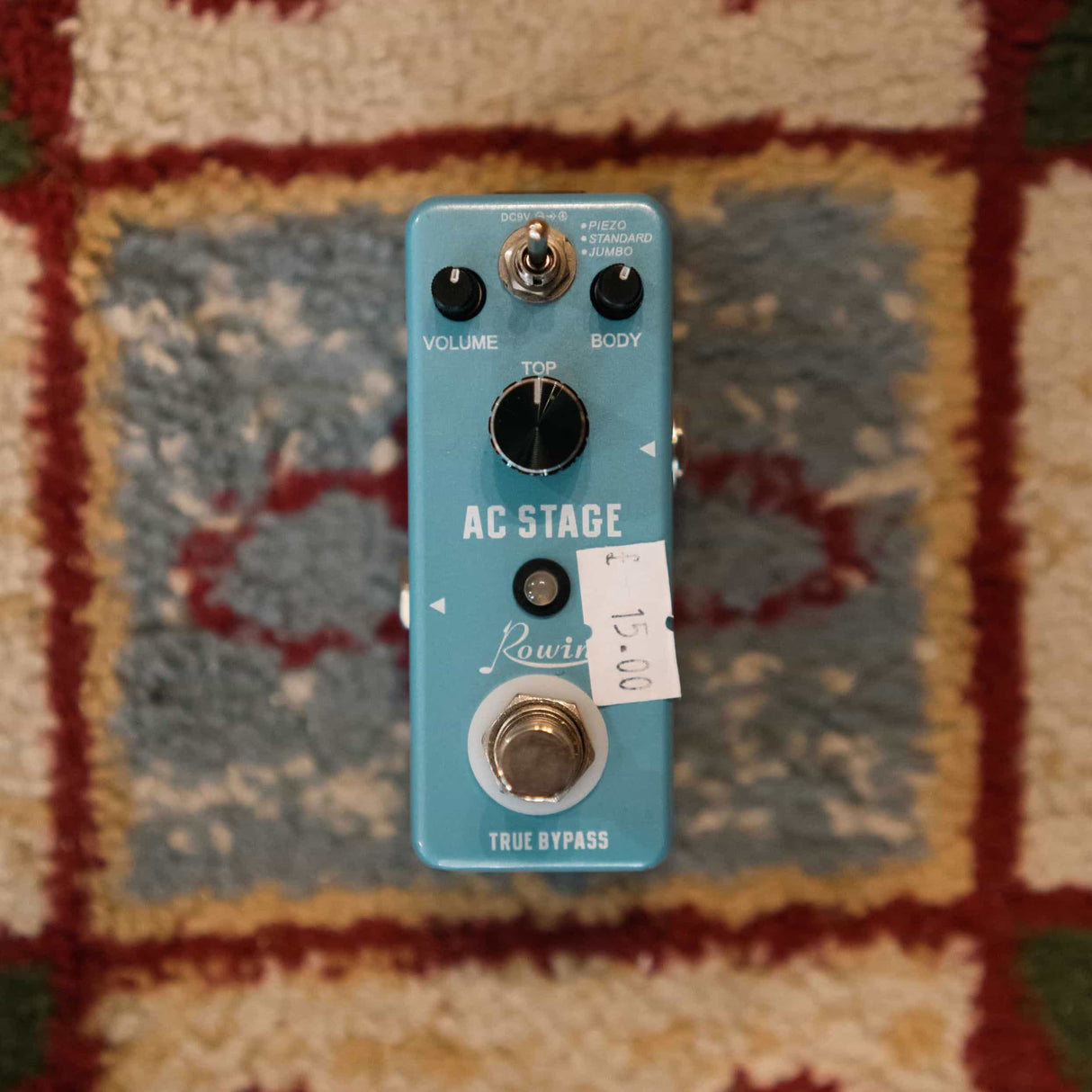 Rowin LEF-320 AC Stage Acoustic Simulator Mini Pedal (Pre-Owned) - Music Vault