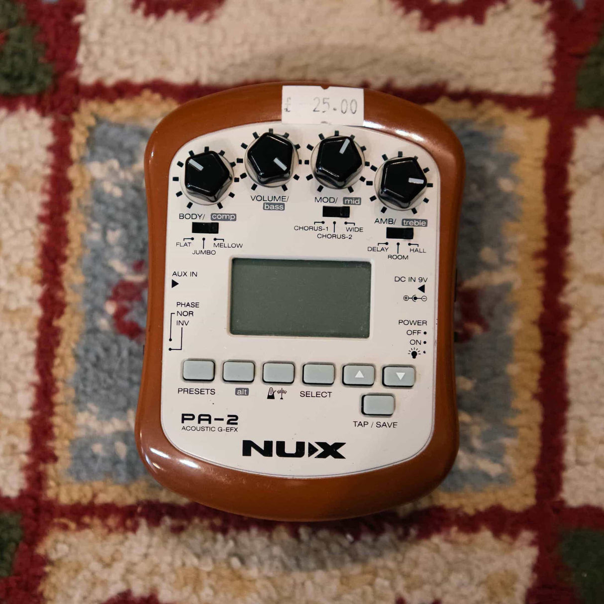 NUX PA-2 Acoustic Preamp (Pre-Owned) - Music Vault